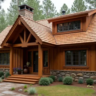 Wooden Tile Roof